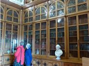 The historic Shakespeare Memorial Room in the brand new library building.